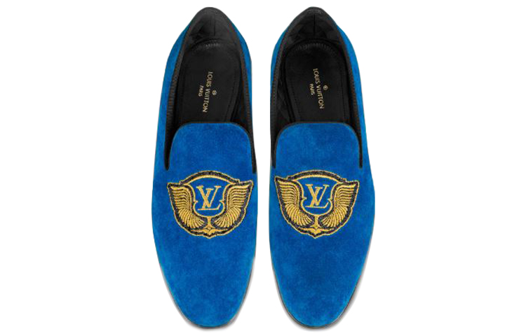 (W) LV Auteuil Loafer 'Blue Velvet Calfskin' 圖 4