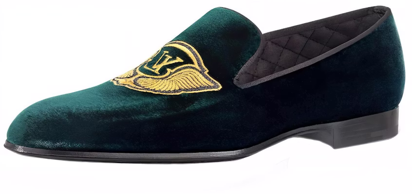 路易威登 Auteuil 天鵝絨 樂福鞋 綠色 Buy 路易威登 Auteuil 天鵝絨 樂福鞋 綠色