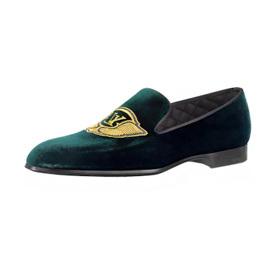 (W) LV Auteuil Loafer 'Green Velvet'