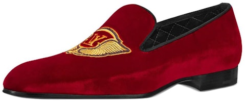 (Women) Louis Vuitton Auteuil Loafer 'Velvet Red' 1A462I (Women) Louis Vuitton Auteuil Loafer 'Velvet Red' 1A462I