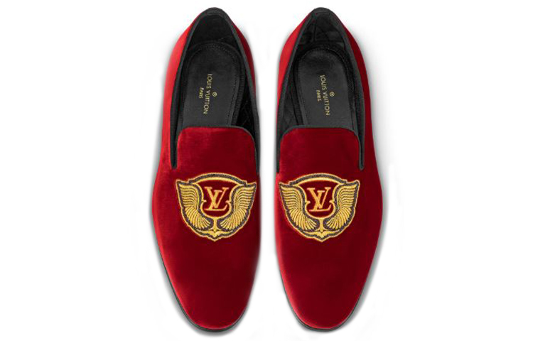 Shop (W) Mocasín Louis Vuitton Auteuil 'Rojo Terciopelo' 1A462I