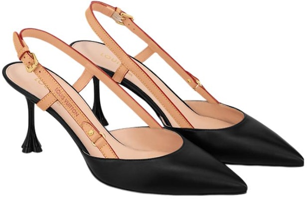 (W) Louis Vuitton B Blossom 'Hitam' Hak Tinggi 7.5cm 1ACAQX Order (W) Louis Vuitton B Blossom 'Hitam' Hak Tinggi 7.5cm 1ACAQX