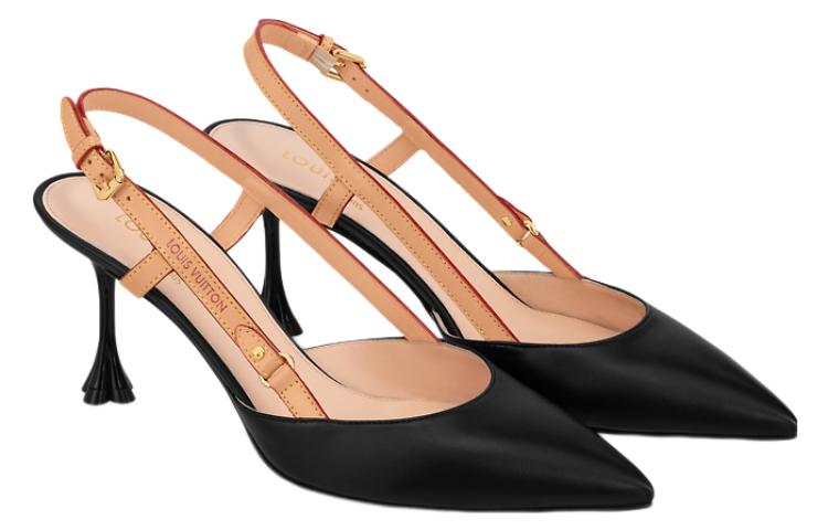 Lookbook (W) Louis Vuitton B Blossom 'Hitam' Tumit Tinggi 7.5cm 1ACAQX