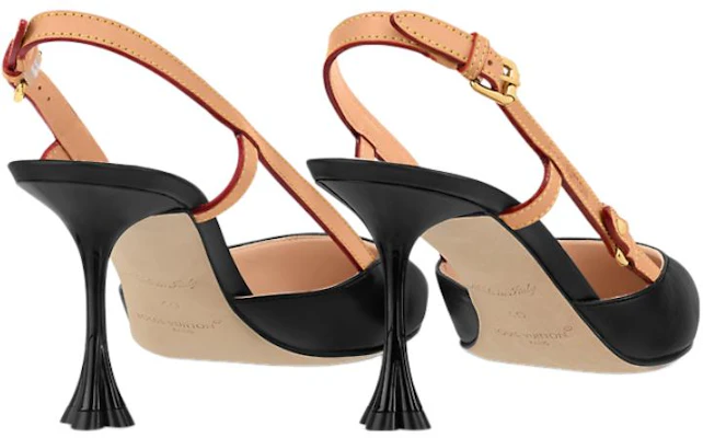 (W) Louis Vuitton B Blossom 'Hitam' Tumit Tinggi 7.5cm 1ACAQX Shop (W) Louis Vuitton B Blossom 'Hitam' Tumit Tinggi 7.5cm 1ACAQX