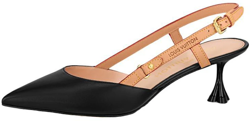 (W) Louis Vuitton B Blossom 'Kasut Tumit Tinggi Hujung Runcing Kulit Hitam Berkilat' 1ACBIS Buy (W) Louis Vuitton B Blossom 'Kasut Tumit Tinggi Hujung Runcing Kulit Hitam Berkilat' 1ACBIS