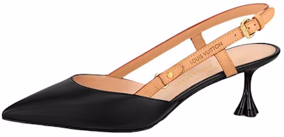 (Women) Louis Vuitton B Blossom 'Black Patent Leather Pointed-Toe Pumps' 1ACBIS (Women) Louis Vuitton B Blossom 'Black Patent Leather Pointed-Toe Pumps' 1ACBIS