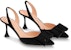 (W) Louis Vuitton B Blossom 'Bow Tie Pointed Toe Stiletto' Tumit Tinggi Hitam 1AC87G
