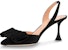 (W) Louis Vuitton B Blossom 'Stiletto Runcing Suede Hitam Elegan' 1AC87C