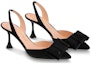 Order (W) Louis Vuitton B Blossom 'Stiletto Runcing Suede Hitam Elegan' 1AC87C