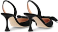 Lookbook (W) Louis Vuitton B Blossom 'Stiletto Runcing Suede Hitam Elegan' 1AC87C