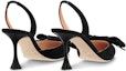 Lookbook (W) Louis Vuitton B Blossom 'Stiletto Runcing Suede Hitam Elegan' 1AC87C