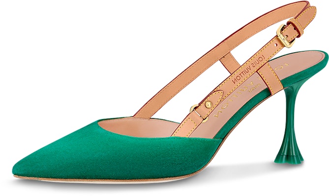 (Women) Louis Vuitton B Blossom 'Green Leather Pointed Toe Buckle Stiletto' 1AC8G1 Buy (Women) Louis Vuitton B Blossom 'Green Leather Pointed Toe Buckle Stiletto' 1AC8G1