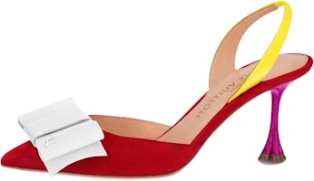 (Women) Louis Vuitton B Blossom 'Red Suede Stiletto' 1AC976 (Women) Louis Vuitton B Blossom 'Red Suede Stiletto' 1AC976