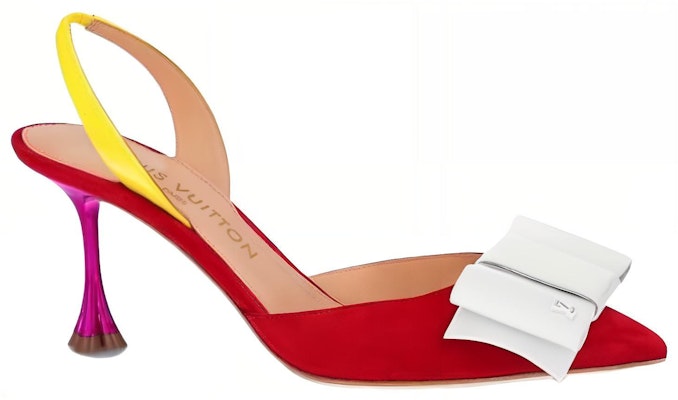 (Women) Louis Vuitton B Blossom 'Red Suede Stiletto' 1AC976 Order (Women) Louis Vuitton B Blossom 'Red Suede Stiletto' 1AC976