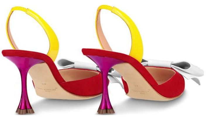 (W) Louis Vuitton B Blossom 'Stiletto Suede Merah' 1AC976 Shop (W) Louis Vuitton B Blossom 'Stiletto Suede Merah' 1AC976