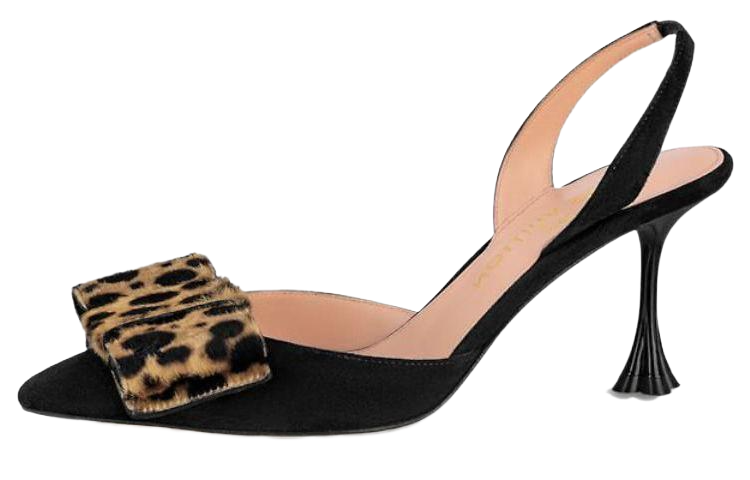 Buy (W) Louis Vuitton B Blossom 'Suede Fesyen Serbaguna Tumit Tinggi Stiletto Hitam' 1AC8B4