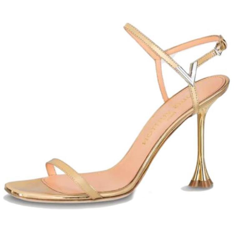 (Women) Louis Vuitton B Blossom 'V-Embellished Sandal Gold' 1AC6IG