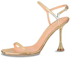 (Women) Louis Vuitton B Blossom 'V-Embellished Sandal Gold' 1AC6IG (Women) Louis Vuitton B Blossom 'V-Embellished Sandal Gold' 1AC6IG