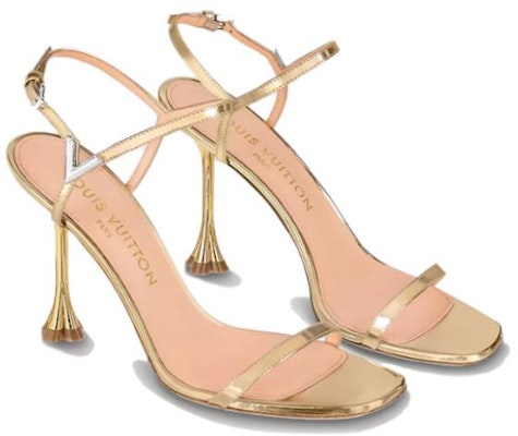 (W) Louis Vuitton B Blossom 'Sandal Emas Berhias V' 1AC6IG Order (W) Louis Vuitton B Blossom 'Sandal Emas Berhias V' 1AC6IG