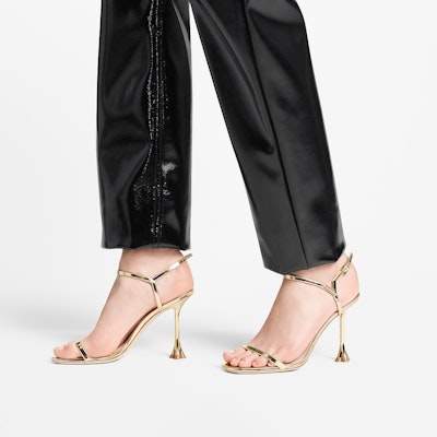 (Women) Louis Vuitton B Blossom 'V-Embellished Sandal Gold' 1AC6IG Shop (Women) Louis Vuitton B Blossom 'V-Embellished Sandal Gold' 1AC6IG