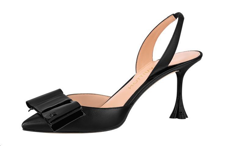 (Women) Louis Vuitton B Blossom High Heel 'Black Bow' 1ACAU1