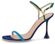 Buy (W) Sandal Tumit Tinggi Louis Vuitton B Blossom 'Biru Hijau' 1ACA7A