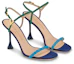 Lookbook (W) Sandal Tumit Tinggi Louis Vuitton B Blossom 'Biru Hijau' 1ACA7A