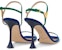 (W) Sandal Tumit Tinggi Louis Vuitton B Blossom 'Biru Hijau' 1ACA7A