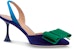 (W) Louis Vuitton B Blossom Tumit Tinggi 'Blue Bow' 1ACAER