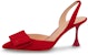 (W) Louis Vuitton B Blossom Tumit Tinggi 'Red Bow Tie' 1AC898