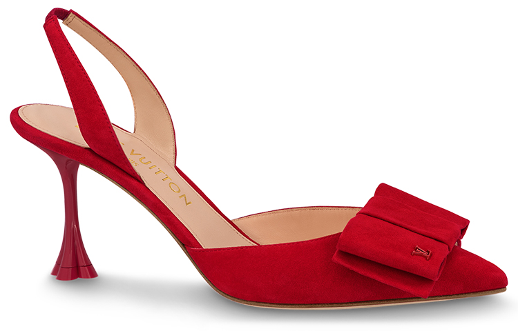 Order (W) Louis Vuitton B Blossom Tumit Tinggi 'Red Bow Tie' 1AC898