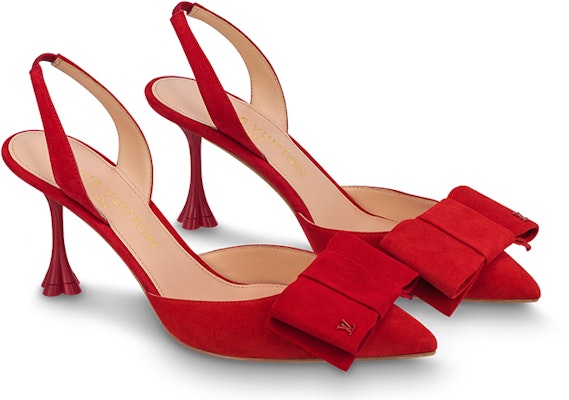 (W) Louis Vuitton B Blossom Tumit Tinggi 'Red Bow Tie' 1AC898 Lookbook (W) Louis Vuitton B Blossom Tumit Tinggi 'Red Bow Tie' 1AC898
