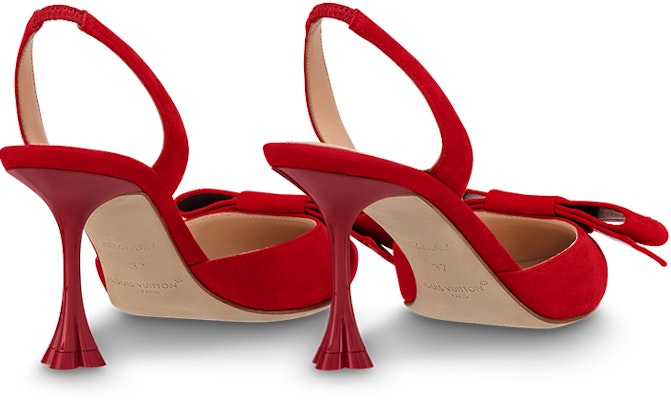 (Women) Louis Vuitton B Blossom High Heels 'Red Bow Tie' 1AC898 Shop (Women) Louis Vuitton B Blossom High Heels 'Red Bow Tie' 1AC898