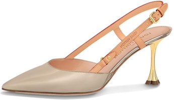 (Women) Louis Vuitton B Blossom Leather High Heel 'Light Gold' 1AC8S8 (Women) Louis Vuitton B Blossom Leather High Heel 'Light Gold' 1AC8S8