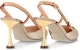 (W) Louis Vuitton B Blossom Tumit Tinggi Kulit 'Emas Terang' 1AC8S8