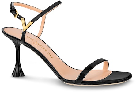 路易威登 B BLOSSOM 皮革 V 形裝飾 一字帶涼鞋 7.5cm 女款 黑色 Order 路易威登 B BLOSSOM 皮革 V 形裝飾 一字帶涼鞋 7.5cm 女款 黑色