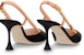 (W) Louis Vuitton B Blossom Kulit Patent Tumit Tinggi Runcing 'Hitam' 1AC6E7