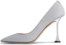 Buy (W) Louis Vuitton B Blossom Tacones de Punta Slip-On Stiletto 'Gris' 1AC81D