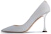 (W) Louis Vuitton B Blossom Kasut Tumit Tinggi Slip-On Hujung Runcing 'Kelabu' 1AC81D