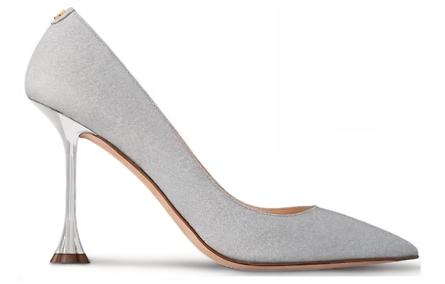 Order (W) Louis Vuitton B Blossom Tacones de Punta Slip-On Stiletto 'Gris' 1AC81D