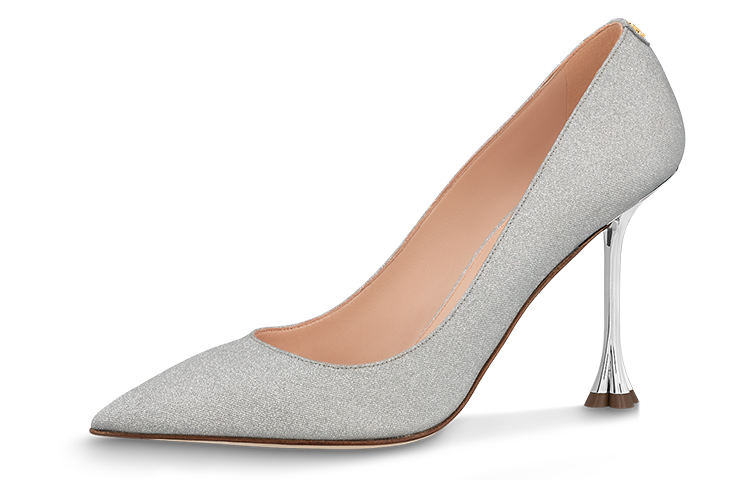 Lookbook (W) Louis Vuitton B Blossom Tacones de Punta Slip-On Stiletto 'Gris' 1AC81D