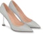 (W) Louis Vuitton B Blossom Kasut Tumit Tinggi Slip-On Hujung Runcing 'Kelabu' 1AC81D