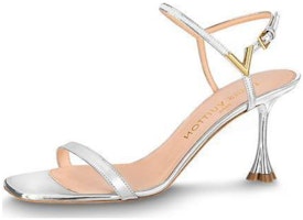 (Women) Louis Vuitton B Blossom Sandal 'Silver V Accent' 1AC92Y (Women) Louis Vuitton B Blossom Sandal 'Silver V Accent' 1AC92Y