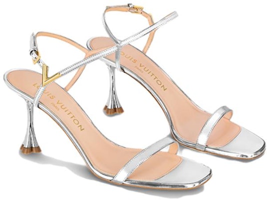 (Women) Louis Vuitton B Blossom Sandal 'Silver V Accent' 1AC92Y Lookbook (Women) Louis Vuitton B Blossom Sandal 'Silver V Accent' 1AC92Y