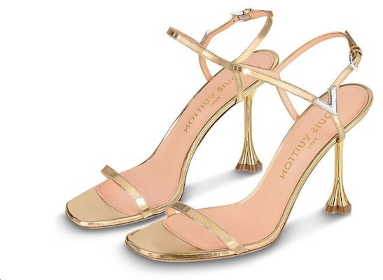 (Women) Louis Vuitton B Blossom Slide Sandal 'Gold' 1AC6IF Lookbook (Women) Louis Vuitton B Blossom Slide Sandal 'Gold' 1AC6IF