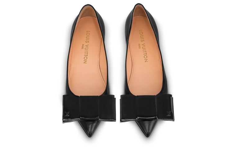 Order (W) Kasut Louis Vuitton B Blossom Slip-On Kasual 'Kulit Hitam' 1ACARO