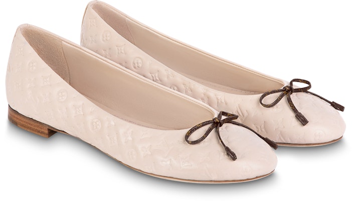 (W) Louis Vuitton Sepatu Ballerina Datar Nina 'Pink Monogram' 1ABHCV Order (W) Louis Vuitton Sepatu Ballerina Datar Nina 'Pink Monogram' 1ABHCV