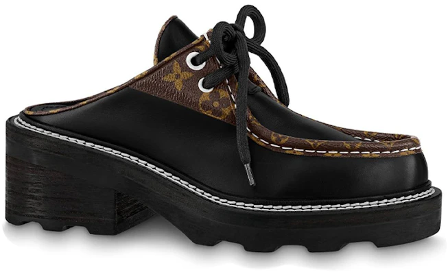 (W) Louis Vuitton Beaubourg ''Schwarze Kalbsleder Mule Sneakers'' 1A63Y9 Order (W) Louis Vuitton Beaubourg ''Schwarze Kalbsleder Mule Sneakers'' 1A63Y9