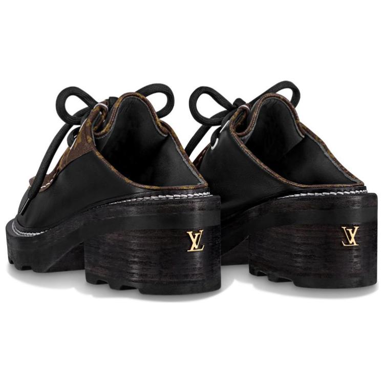Lookbook (W) Louis Vuitton Beaubourg ''Schwarze Kalbsleder Mule Sneakers'' 1A63Y9