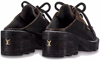Shop (W) Louis Vuitton Beaubourg 'Zapatillas Mulas de Piel Negra' 1A63Y9